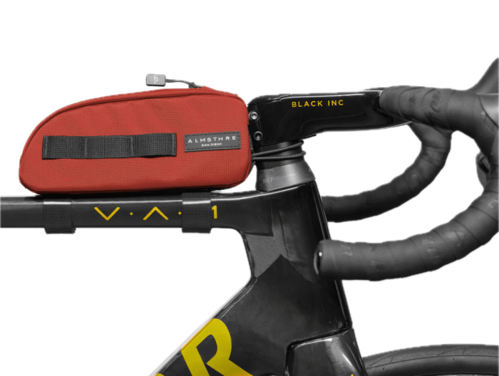 ALMSTHRE Top Tube Bag – Rust Red