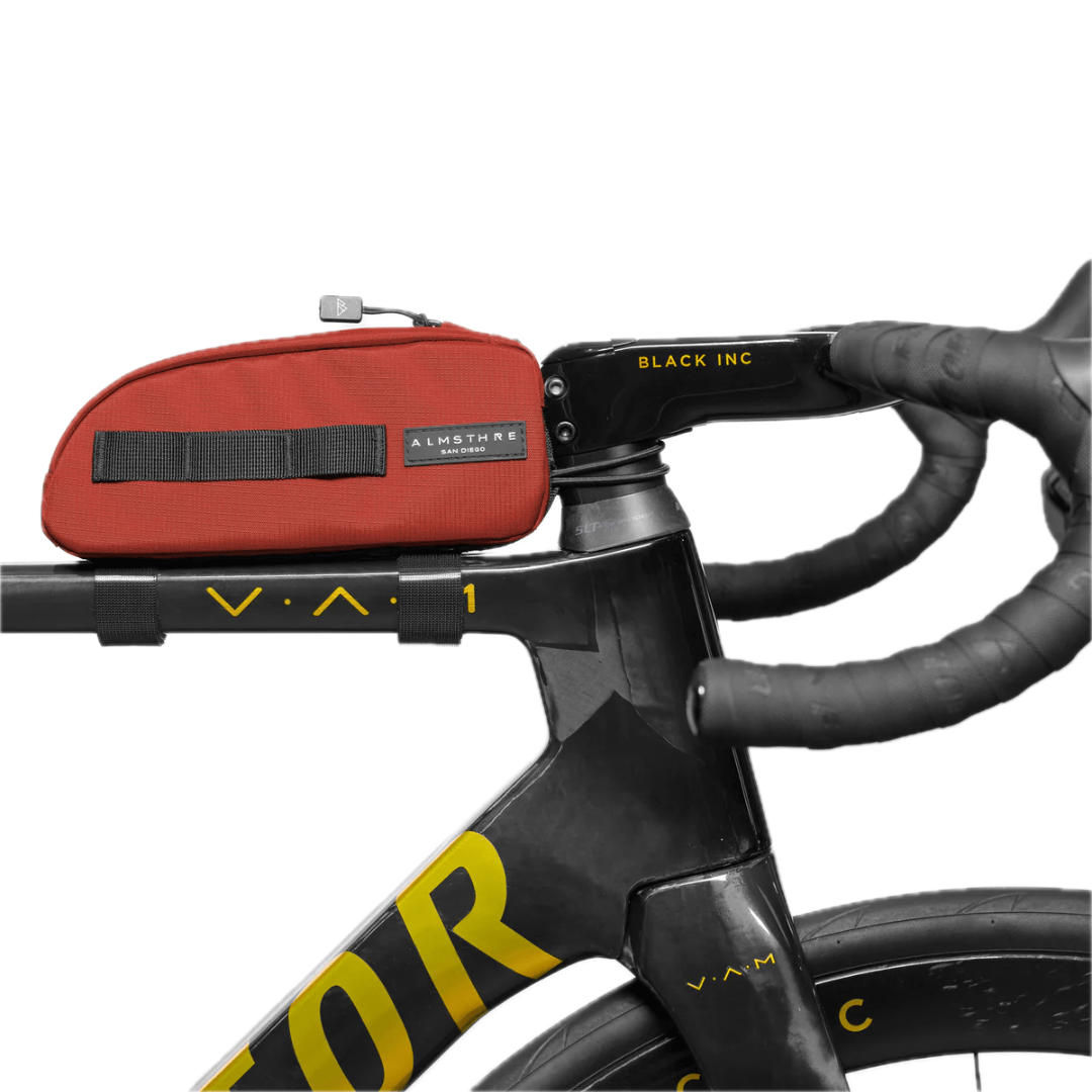 ALMSTHRE Top Tube Bag – Rust Red
