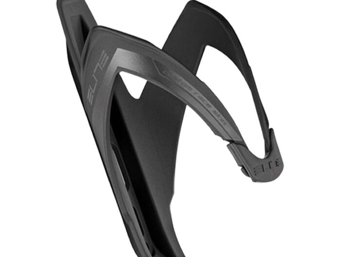 Elite Custom Race Composite Bottle Cage – Black Soft Touch/Black Graphic
