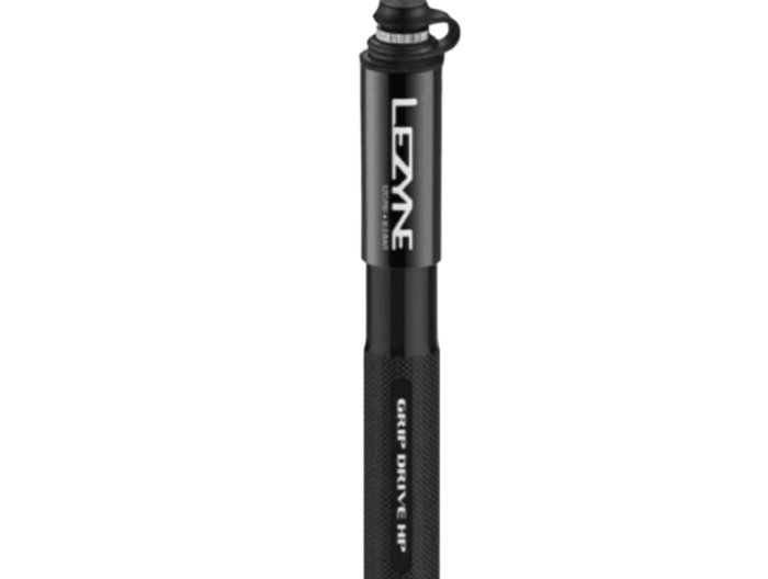 Lezyne Grip Drive HP Pump ABS Flip Chuck 120PSI – Black
