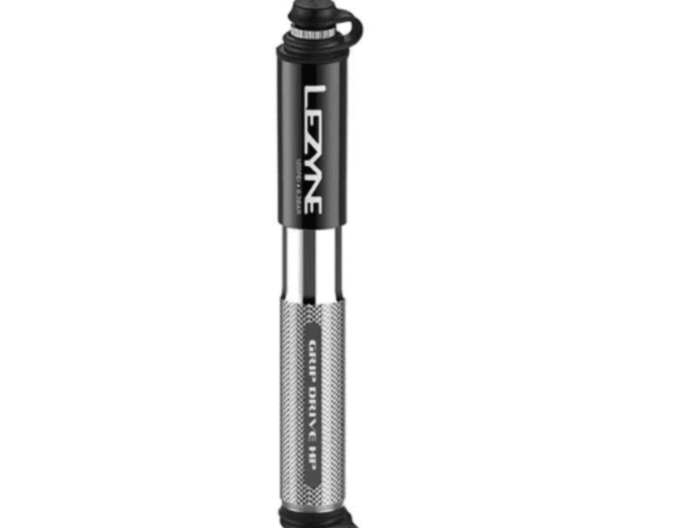 Lezyne Grip Drive HP Pump ABS Flip Chuck 120PSI – Silver